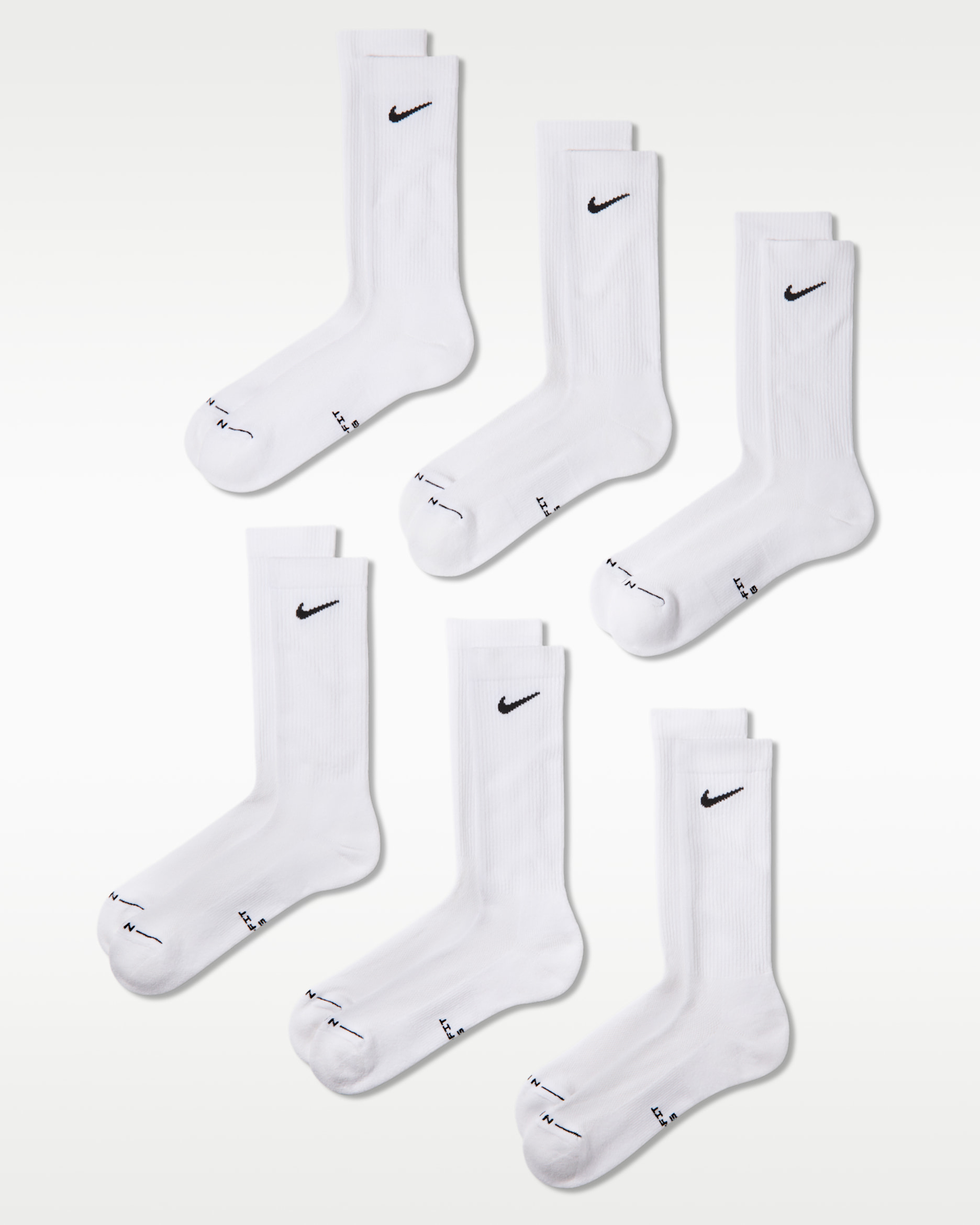Nike Everyday Elevated Crew Çoraplar (6 Çift). Nike TR
